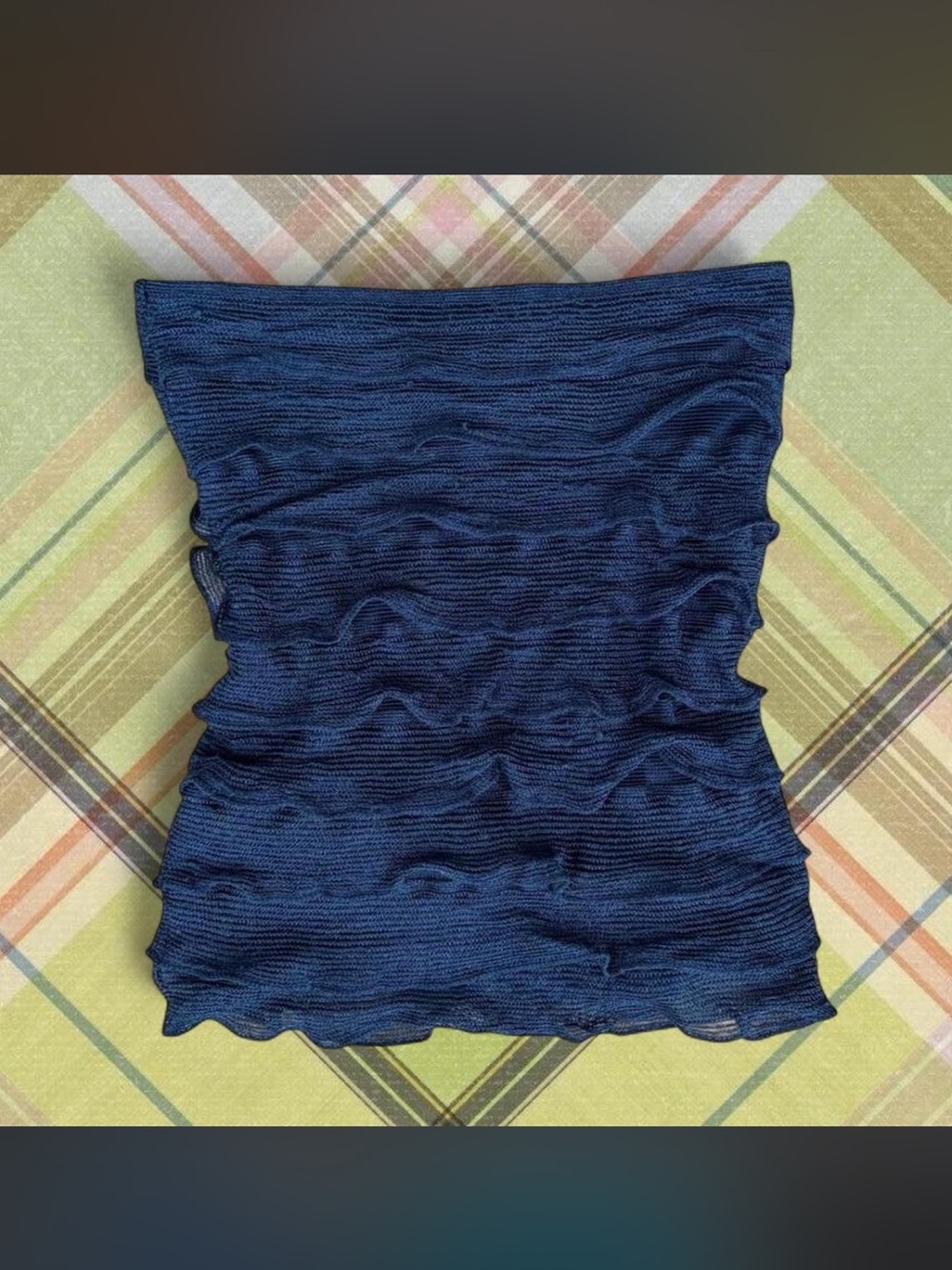 Max Studio Strapless Ruffled Tube Top - Picture 2 of 3